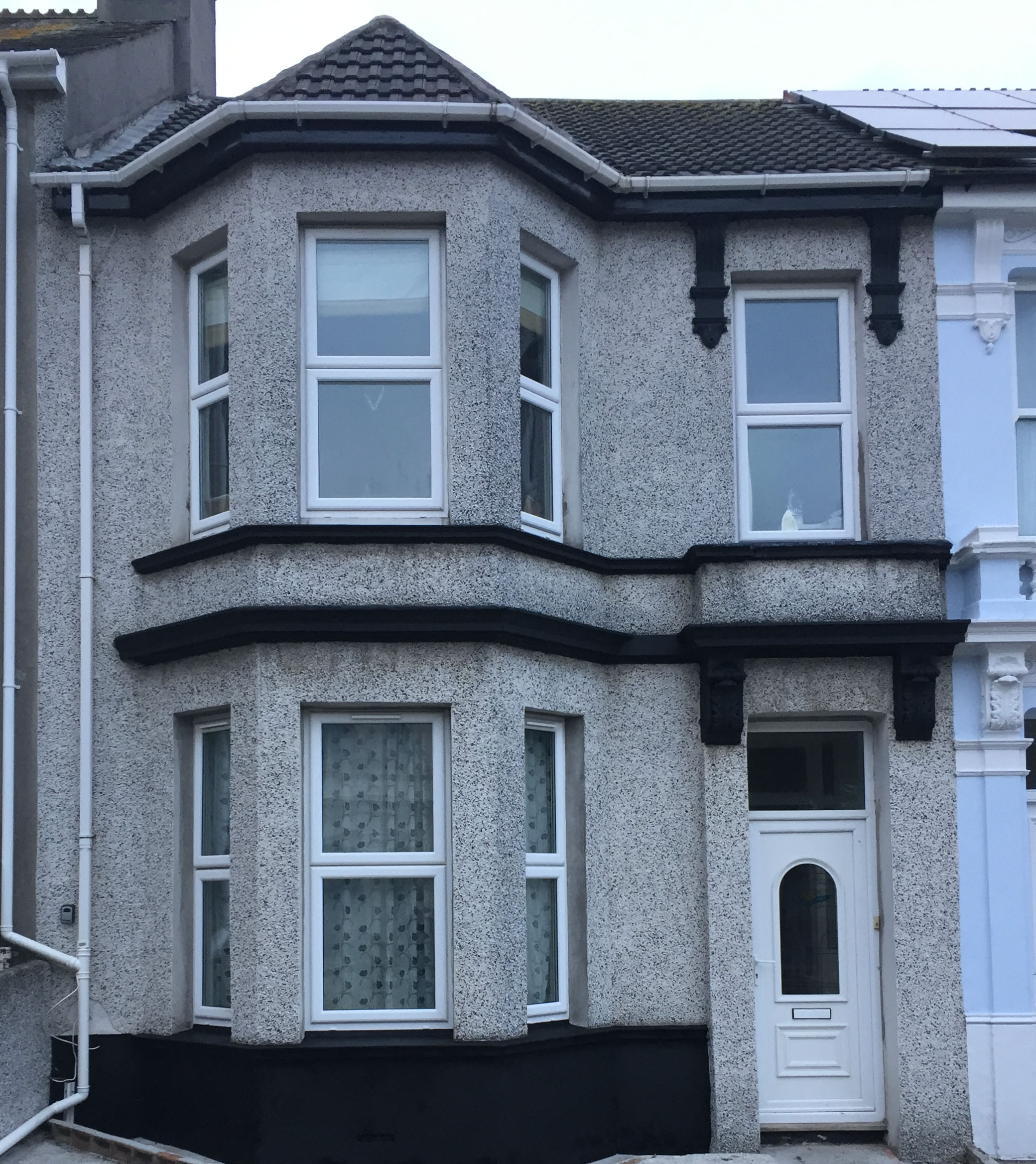 Photo of front of student house on Diamond Avenue, Plymouth